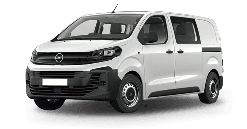 Leasing Coches Opel Vivaro Doble Cabina Plegable 1.5 BlueHDi 120 Kaolin White