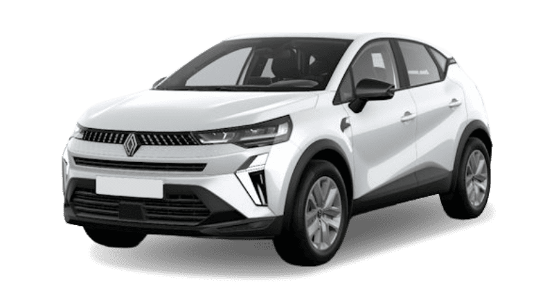 Leasing Coches Renault Captur-evolut TCe 103kW EDC mild hyb. Blanco Nacarado, Gris Casiopea