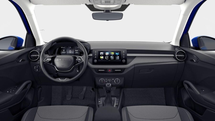 Leasing Coches Skoda Fabia 1.0 MPI Selection Azul, Blanco